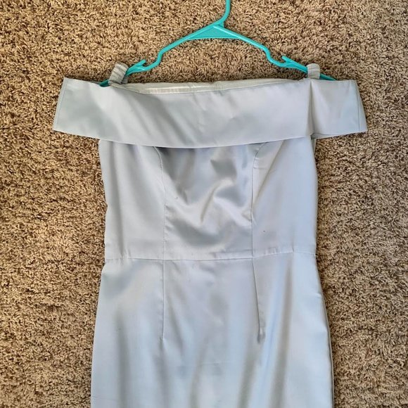 Chi Chi London Light Blue Mermaid Gown - Picture 4 of 6